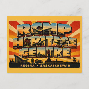 RCMP Heritage Centre Regina Saskatchewan Museum Postcard