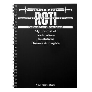 RCTI 2025 Spiritual Warfare Journal (Black)