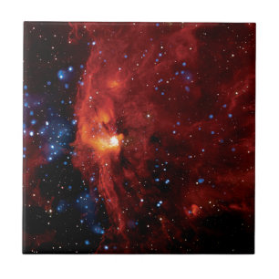 RCW 108 Star Forming Region - Hubble Space Photo Ceramic Tile