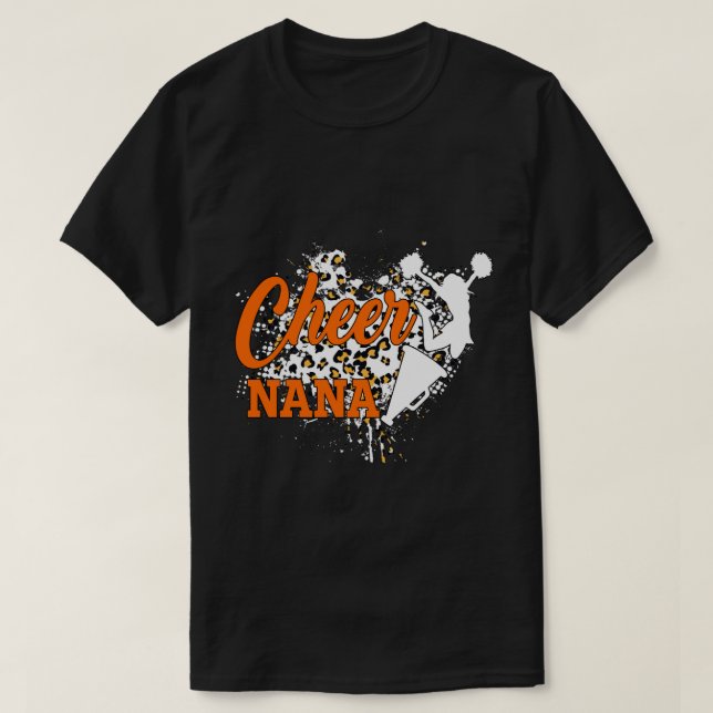 Rd Cheer Nana On Cheetah Shirt, Sports Shirt (Design Front)