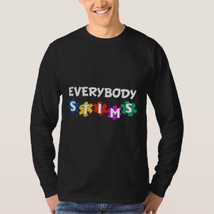 Rd Everybody Stims Autism Special Ed Teacher Socia T-Shirt