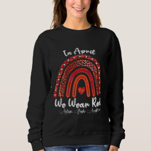 Rd In April We Wear Red Autism Awareness Autism Ac Sweatshirt