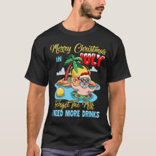 RD Merry Christmas In July Forget The Milk T-Shirt