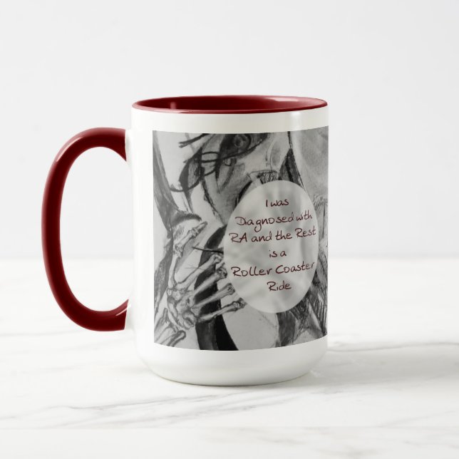 RD Patient Voice Poem larger coloured mug (Left)