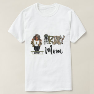 RD Personalised Army Mum Shirt, Custom Military T-Shirt