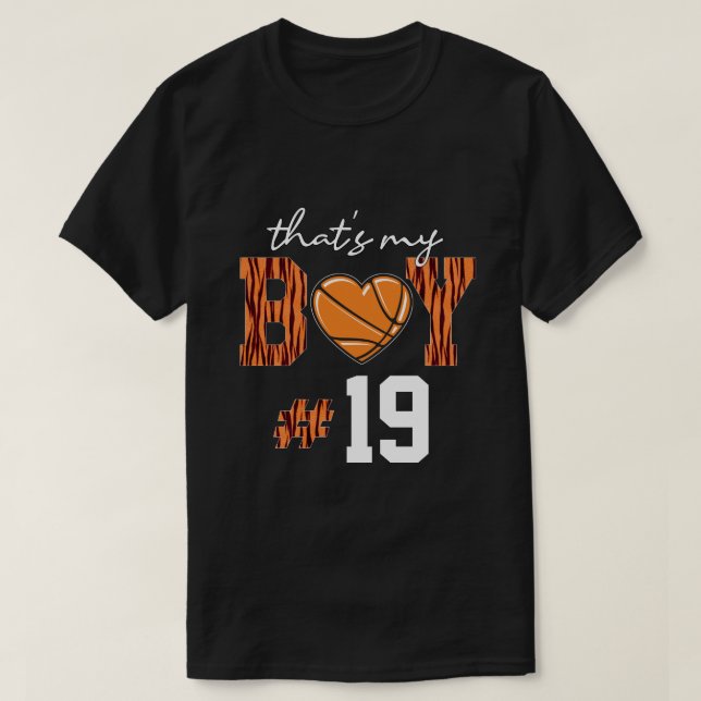 RD Personalised Basketball Custom That's My Boy T-Shirt (Design Front)