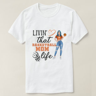 RD Personalised Basketball Mum Life T-Shirt