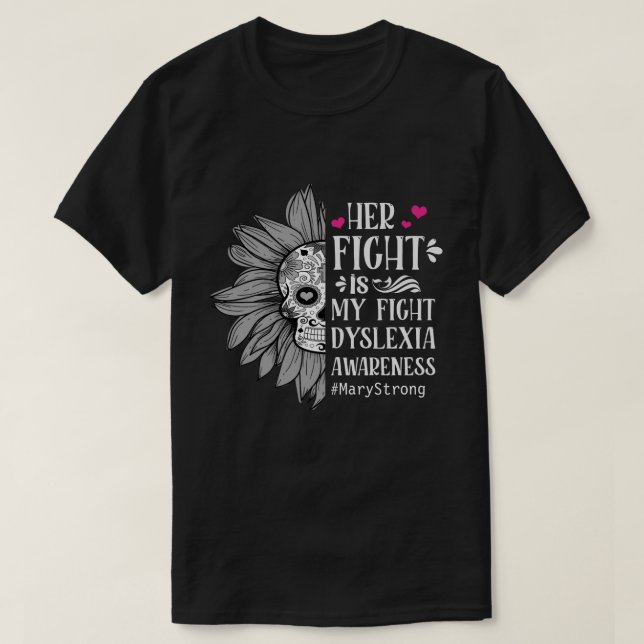 RD Personalised Dyslexia Awareness Shirt (Design Front)