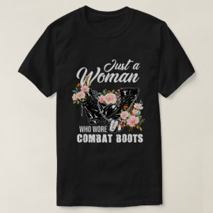 RD Personalised Female Veteran, Just A Woman T-Shirt