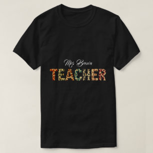 RD Personalised Teacher Shirt, Elementary Teacher  T-Shirt