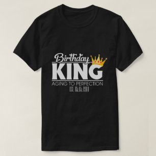 RD Personalized Birthday King, Matching Squad T-Shirt
