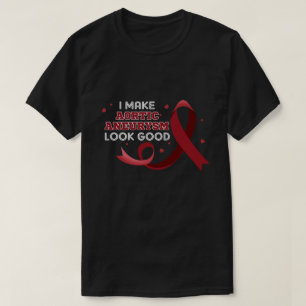 RD Thoracic Aortic Aneurysm Awareness Shirt Burgun