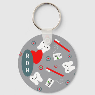 RDH Dental/ Tooth Key Ring