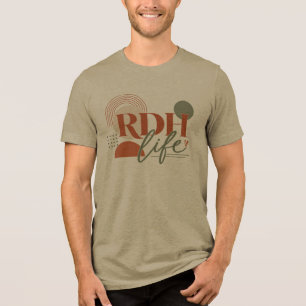 RDH Life modern t-shirt gift dental hygiene Tri-Blend Shirt