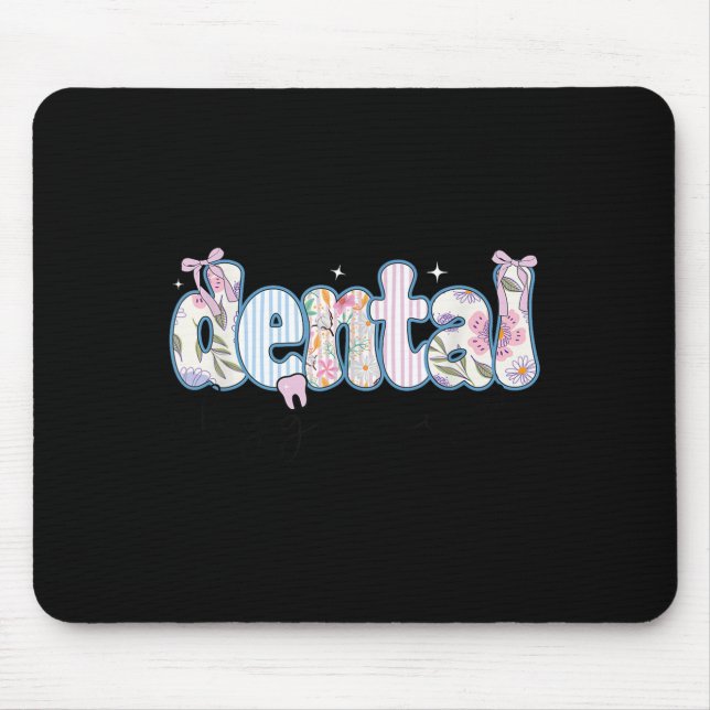 Rdh Registered Dental Hygienist  Mouse Pad (Front)