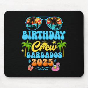 Rdos Birthday Crew Vacation Cruise 2025 Summer Tri Mouse Pad