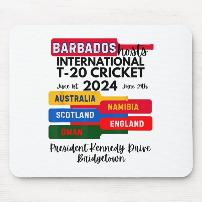 Rdos T-20 International Cricket  Mouse Pad (Front)