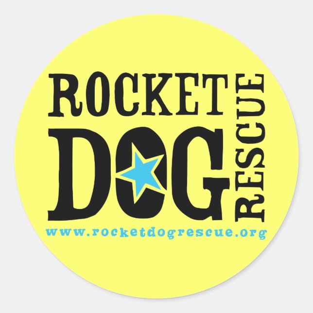 RDR Logo (blk/blue) Classic Round Sticker (Front)