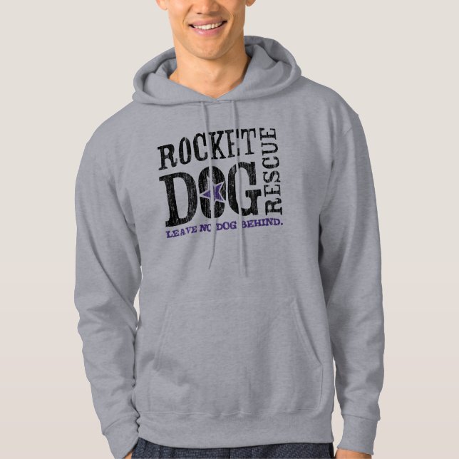 RDR Logo (vintage blk/purple) Hoodie (Front)