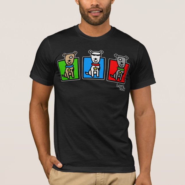 RDR - Todd Parr (3 Dogs) T-Shirt (Front)