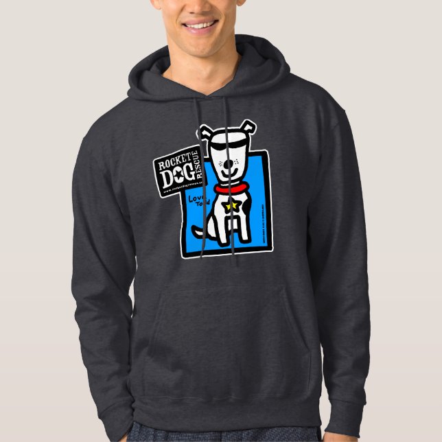RDR - Todd Parr (white dog) Hoodie (Front)