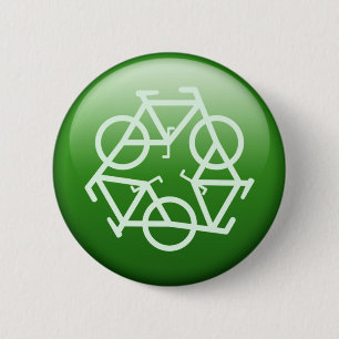 Re-Cycle 6 Cm Round Badge
