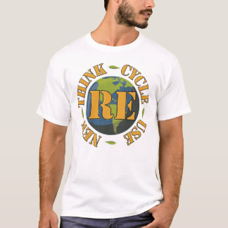 RE Cycle Use New Think Environment Logo T-Shirt