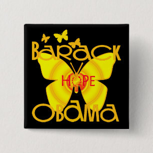 Re Elect Barack Obama 2012 15 Cm Square Badge