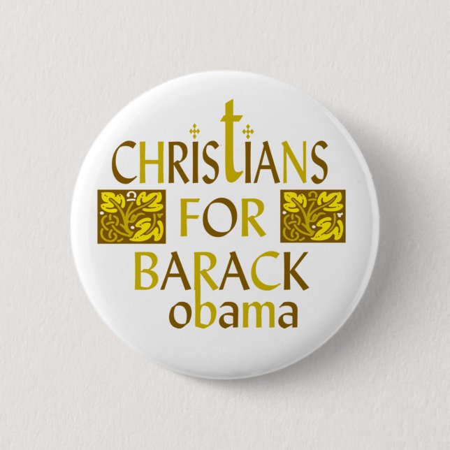 Re Elect Barack Obama 2012 6 Cm Round Badge (Front)