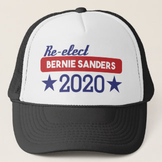 Re-Elect Bernie Sanders 2020 Stars Trucker Hat