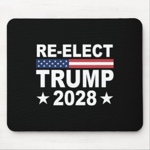 Re-elect Donald Trump 2028 Republican Us Election Mouse Pad