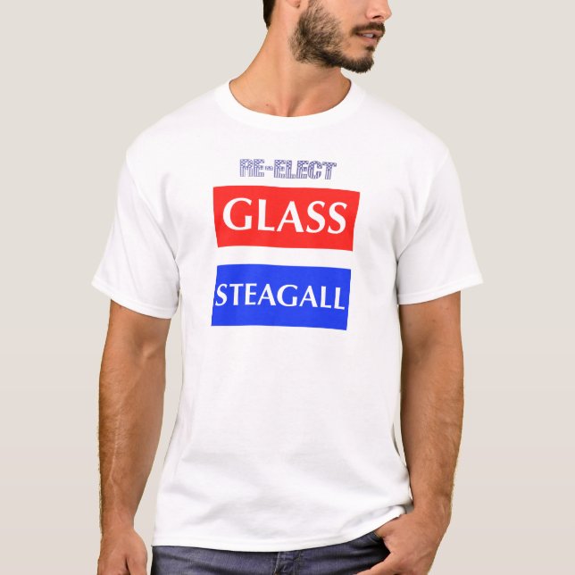 RE-ELECT Glass Steagall T-Shirt (Front)