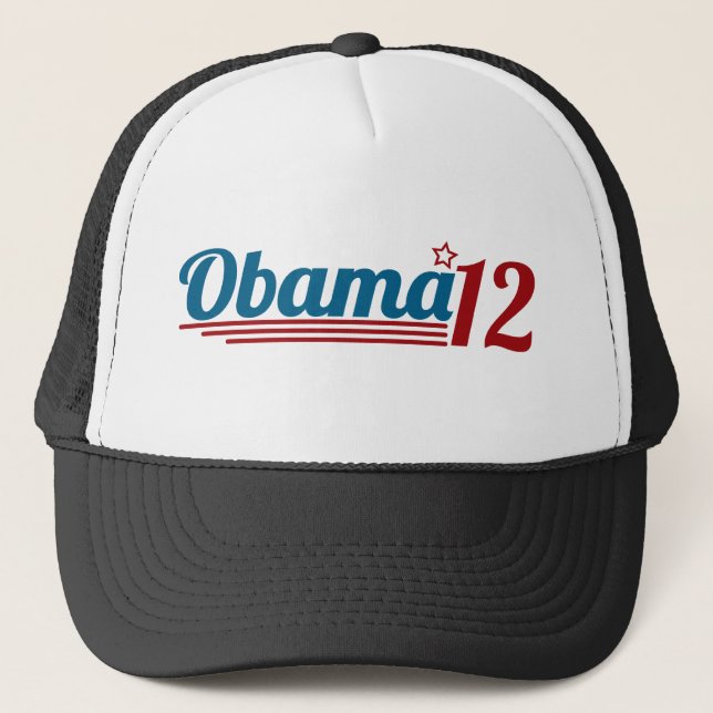 Re-Elect Obama '12 Trucker Hat (Front)