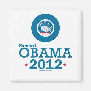 Re-elect Obama 2012 Magnet