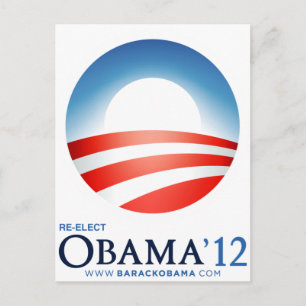 Re-Elect Obama 2012 Postcard