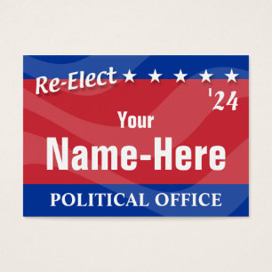 RE-ELECT - Political Campaign