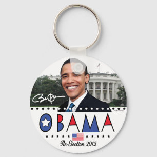 Re-Elect President Obama Election 2012 Gear Key Ring