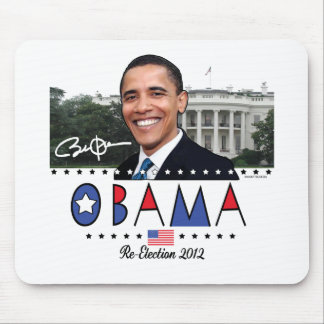 Re-Elect President Obama Election 2012 Gear Mouse Pad