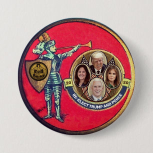 Re-elect Trump 2020 7.5 Cm Round Badge