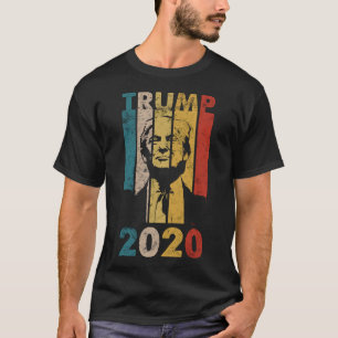 Re-Elect Trump 2020 Election Vintage 80s Political T-Shirt