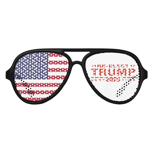 re-elect Trump 2020 Sunglasses (Front)