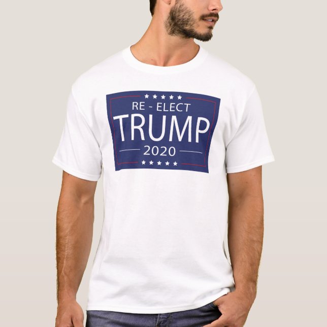 Re-Elect Trump 2020  T-Shirt (Front)