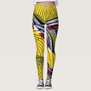 Re-Imagined Peacock Feather Leggings