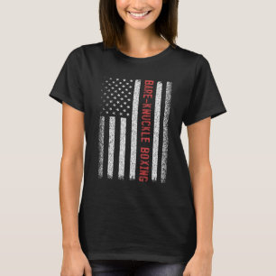 Re-knuckle Boxing American Flag 4th Of July Women T-Shirt