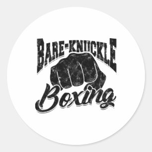 Re-knuckle Boxing - Sport And Fitness Boxing Classic Round Sticker