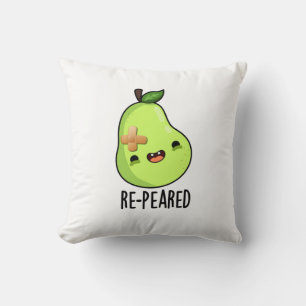 Re-peared Funny Fruit Pear Pun Cushion