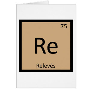 Re - Releves Chemistry Periodic Table Symbol