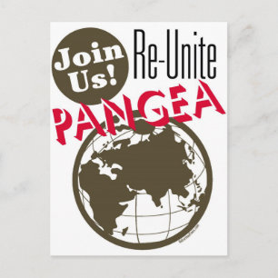 Re-Unite Pangea Postcard