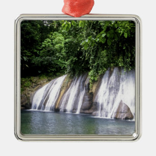Reach Falls, Port Antonio, Jamaica Metal Tree Decoration
