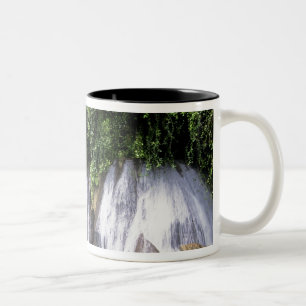 Reach Falls, Port Antonio, Jamaica Two-Tone Coffee Mug